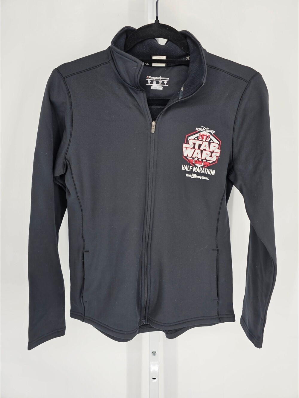 Disney Star Wars The Dark Side Half Marathon Jacket Womens M Black 2017